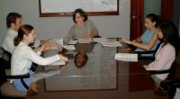 Dr. Rita Charon and medical students